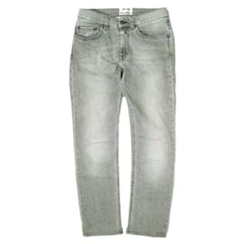 Jeans de algodón Ace Slate de Acne Studios Gris