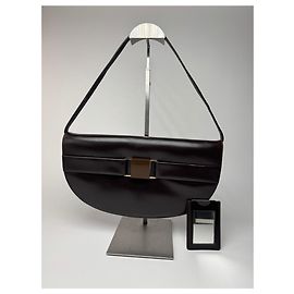 Bolsa de couro Loewe vintage marrom Marrom