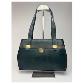 Givenchy-Vintage Givenchy Leather 4G bag green-Green