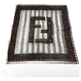 Fendi FF Scarg vintage marrom Marrom