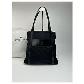 Bolsa de couro vintage Givenchy preta Preto