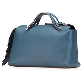 Fendi-Fendi By The Way Leather 2way Bag-Blue