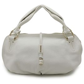 Céline Bolsa de Ombro de Couro Bittersweet da Celine Branco