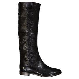 Botas de cuero Sergio Rossi Negro