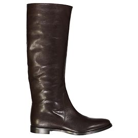 Botas de couro Sergio Rossi Marrom