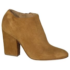 Botines de cuero Sergio Rossi Amarillo Camello
