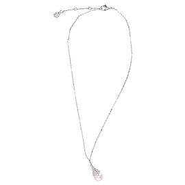 Collier Perpetual Drop Swarovski en perle synthétique blanche Blanc Écru
