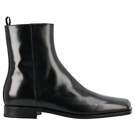 Botas de couro Prada Preto