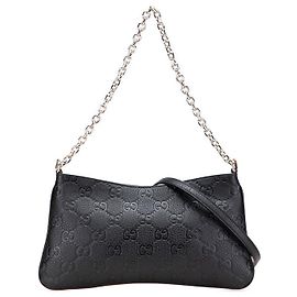 Borsa 2 in 1 Gucci GG Emblem Nero