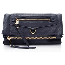 Pochette Louis Vuitton Monogram Empreinte Petillante Bleu