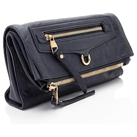 Louis Vuitton-Clutch Louis Vuitton Monogram Empreinte Petillante-Azul