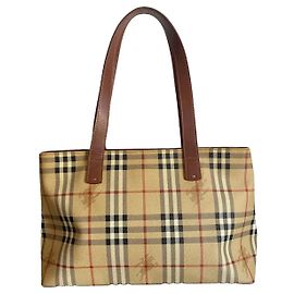 Bolsa transversal Burberry bege de pele Bege