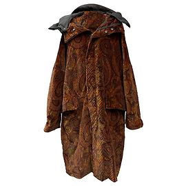 Casaco com capuz estampado paisley Etro em veludo multicolorido Multicor