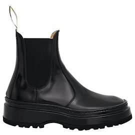 Jacquemus Pavane Leather Boots Black