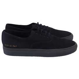Autre Marque Sneakers a quattro fori Common Projects in suede nero Nero