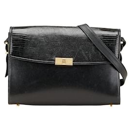 Givenchy-Givenchy 4G Logo Leather Shoulder Bag-Black