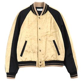 Yves Saint Laurent Giacca Bomber Teddy Saint Laurent Nero D'oro