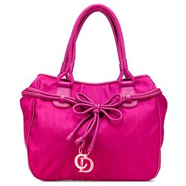 Diorissimo Trotter Canvas Bow Tote in Pink Pink Andere