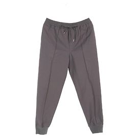 Hermès Pantalones de algodón rayón Hermes Castaño Gris