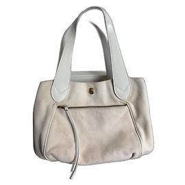 Bolso de mano Louis Vuitton Ipanema de algodón blanco Blanco
