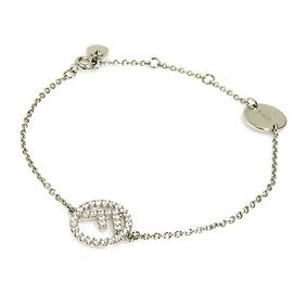 Pulseira charm Fendi com strass Outro