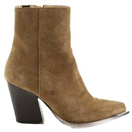 Barbara Bui Khaki Suede Boots Khaki