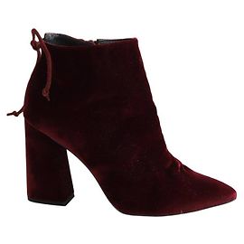 Stuart Weitzman Bordeaux Samtstiefel Bordeaux
