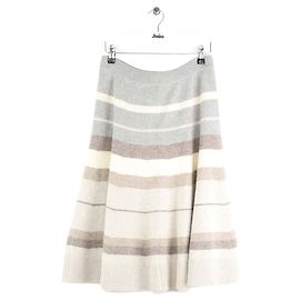Loro Piana Falda de cachemira gris Gris