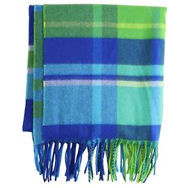 Loro Piana Blauer Kaschmirschal Blau