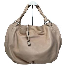 Céline Vintage Celine große Ledertasche rosa Pink