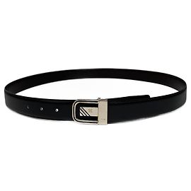 Céline Vintage Celine Triomphe Ledergürtel schwarz Schwarz