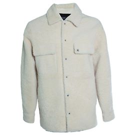 Shearling-Jacke mit Amiri-Logo-Print Andere