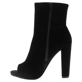 STEVE MADDEN ankle boots in black velvet size 37.5, new, never worn Black