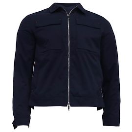 Giacca con zip CH Carolina Herrera in nylon blu navy Blu Blu navy