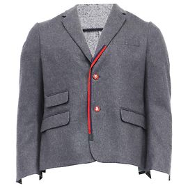Gucci Cambridge Flanelljacke aus grauer Wolle Grau