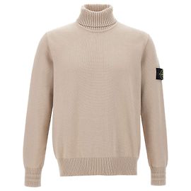 Stehkragenpullover Stone Island Braun Beige