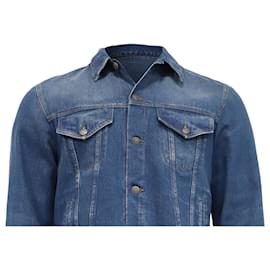 Gucci-Gucci Blind For Love Jacket in Blue Cotton Denim-Blue,Light blue