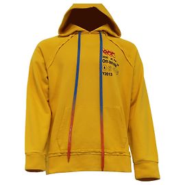 Off White Sudadera oversized Off-White Industrial Y2013 en algodón amarillo Amarillo