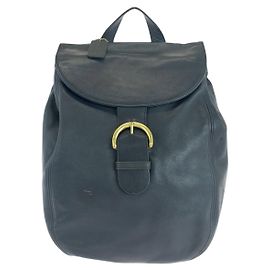 Coach Old Coach Leather Backpack Blue