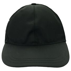Gorra de nylon Prada Negro