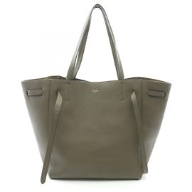 Céline Sac cabas Phantom en cuir de veau Celine Vert