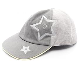 Christian Dior Gorra de algodón Dior Gris