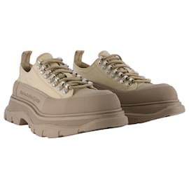 Alexander Mcqueen-Tread Slick Sneakers - Alexander Mcqueen - Brown - Canvas-Brown