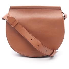 Givenchy-Givenchy Infinity Mini Saddle Leather Shoulder Bag-Brown
