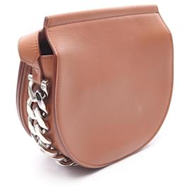 Givenchy-Givenchy Infinity Mini Saddle Leather Shoulder Bag-Brown