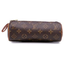 Astuccio Rotondo per Matite Monogramma Marrone Louis Vuitton 20 Marrone