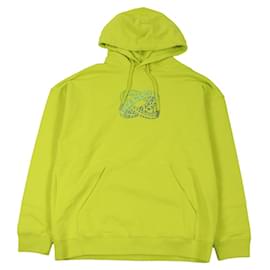 Sweat à capuche avec logo Infinity de Givenchy Doré Vert
