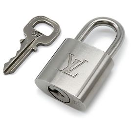 Ensemble de clés avec cadenas Louis Vuitton Argenté