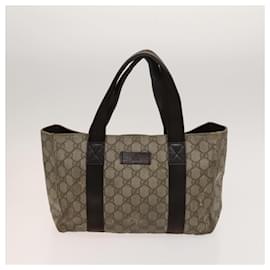 Givenchy-GIVENCHY Burberry Gucci GG Supreme Bag PVC Canvas 3Set Beige Navy Auth bs26753-Beige,Navy blue