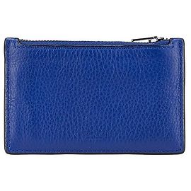 Coach Leder Kartenetui Blau